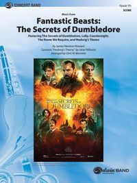Cover image for Fantastic Beasts -- The Secrets of Dumbledore: Featuring: The Secrets of Dumbledore / Lally / Countersight / The Room We Require / Hedwig's Theme, Conductor Score