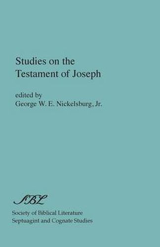 Cover image for Studies on the Testament of Joseph