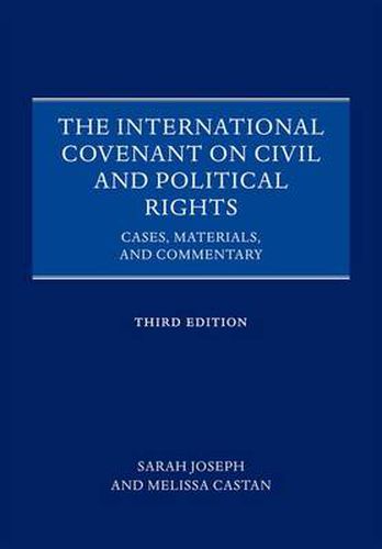 Cover image for The International Covenant on Civil and Political Rights: Cases, Materials, and Commentary