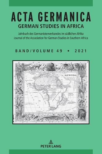 Cover image for Acta Germanica: German Studies in Africa