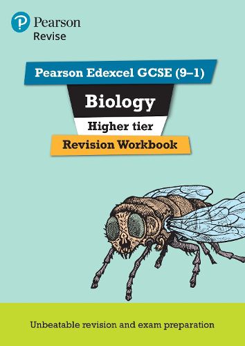 Cover image for Pearson REVISE Edexcel GCSE (9-1) Biology Higher Revision Workbook: for home learning, 2022 and 2023 assessments and exams