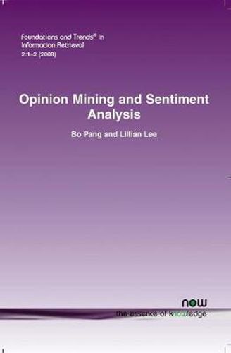 Cover image for Opinion Mining and Sentiment Analysis