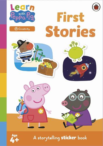 Cover image for Learn with Peppa: First Stories sticker activity book