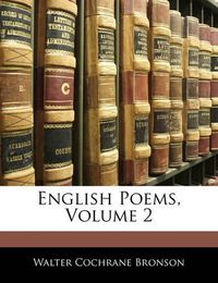 Cover image for English Poems, Volume 2