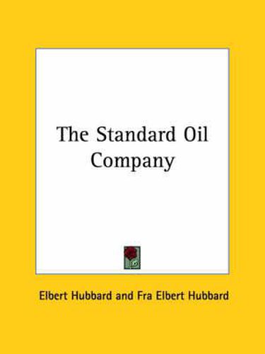 Cover image for The Standard Oil Company