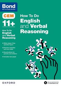 Cover image for Bond 11+: CEM How To Do: English and Verbal Reasoning