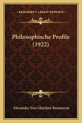 Philosophische Profile (1922)