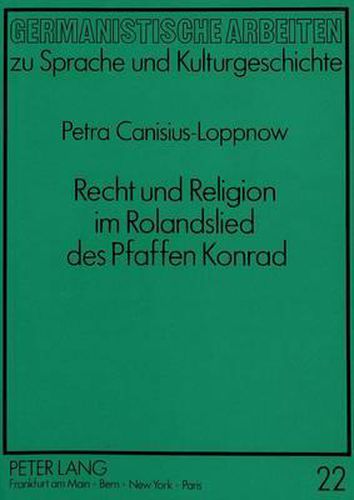 Cover image for Recht Und Religion Im Rolandslied Des Pfaffen Konrad