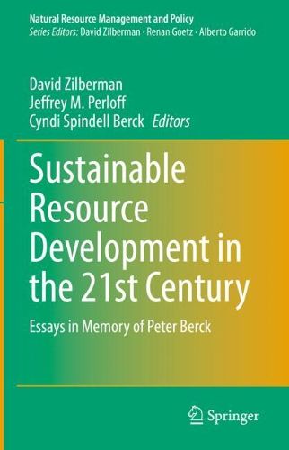 Cover image for Sustainable Resource Development in the 21st Century