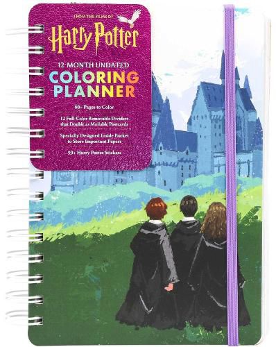 Cover image for Harry Potter 12-Month Undated Coloring Planner