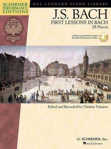Cover image for First Lessons in Bach: 28 Pieces