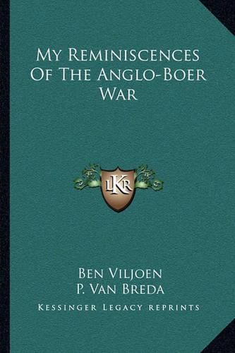 Cover image for My Reminiscences of the Anglo-Boer War