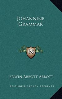 Cover image for Johannine Grammar