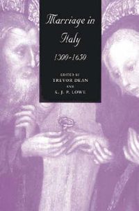 Cover image for Marriage in Italy, 1300-1650