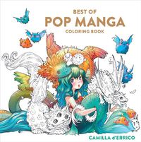 Cover image for Best of Pop Manga Coloring Book