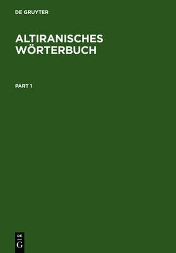 Cover image for Altiranisches Woerterbuch