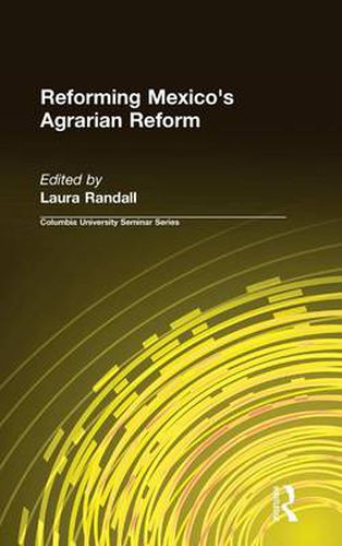 Cover image for Reforming Mexico's Agrarian Reform