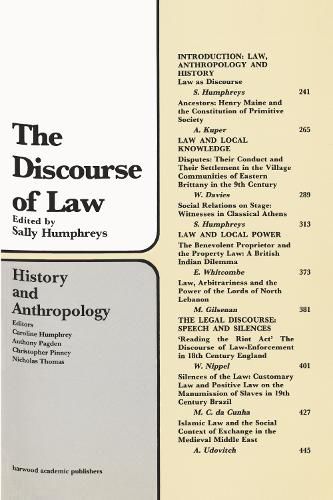 Cover image for Discourse Of Law