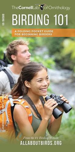 Cover image for Birding 101: A Folding Pocket Guide for Beginning Birders