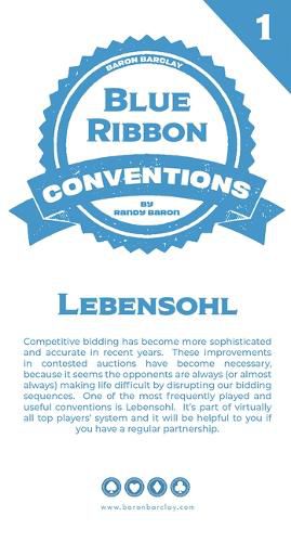 Cover image for Blue Ribbon Conventions: Lebensohl