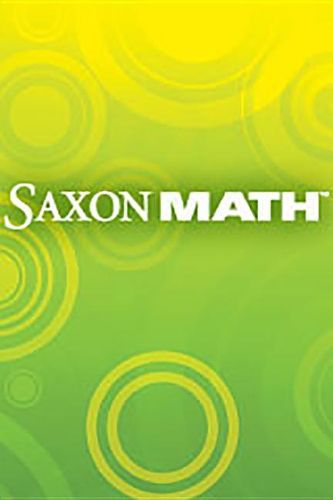 Cover image for Saxon Math K: Technology Pack