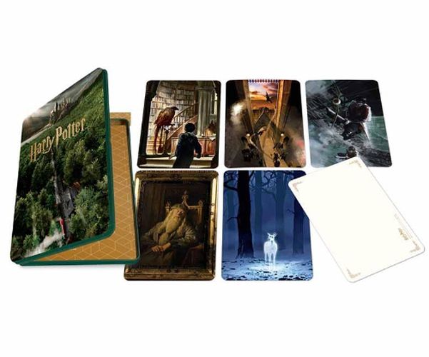Cover image for Harry Potter: Hogwarts Concept Art Postcard Tin Set