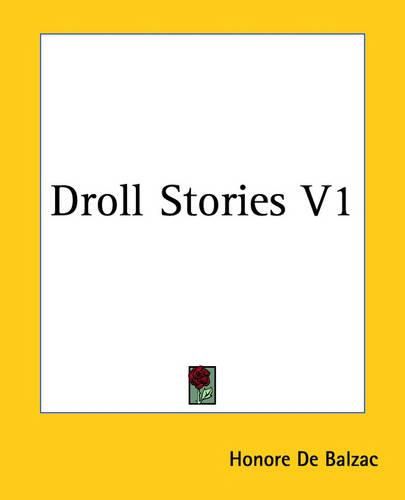 Cover image for Droll Stories V1