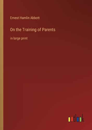 Cover image for On the Training of Parents