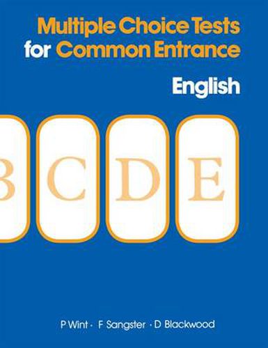 Cover image for Multiple Choice Tests for Common Entrance - English
