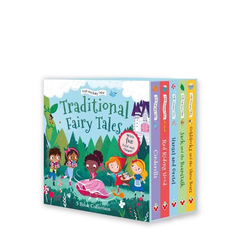 Cover image for Traditional Fold-Out Fairy Tales 5-Book Collection