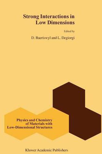 Cover image for Strong Interactions in Low Dimensions