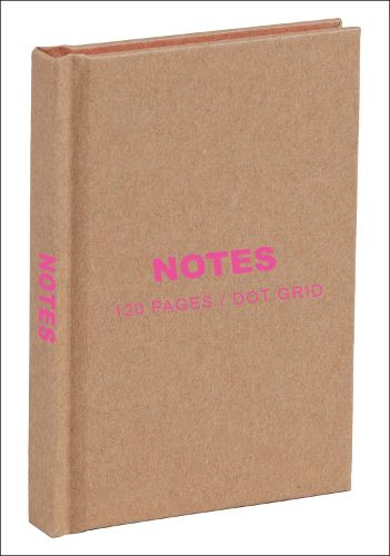 Cover image for Kraft and Pink Mini Notebook