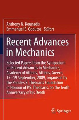 Cover image for Recent Advances in Mechanics