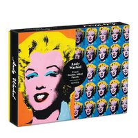 Cover image for Warhol Marilyn 500 Piece Double Sided Puzzle