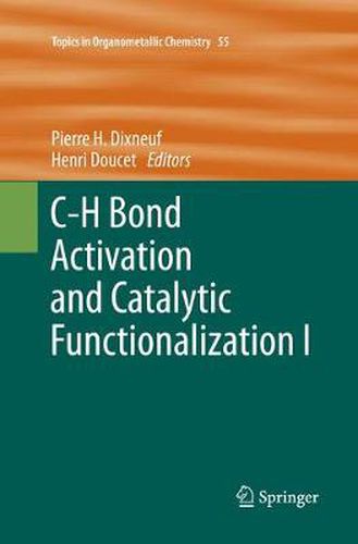 Cover image for C-H Bond Activation and Catalytic Functionalization I