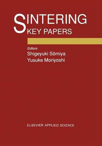 Cover image for Sintering Key Papers