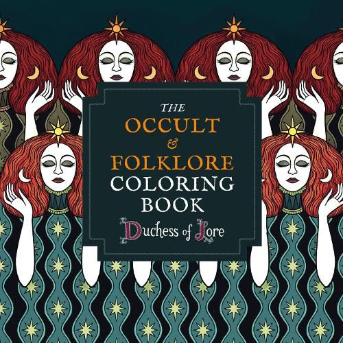 Cover image for The Occult & Folklore Coloring Book