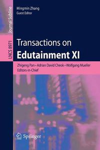 Cover image for Transactions on Edutainment XI