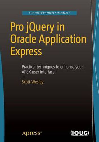 Cover image for Pro jQuery in Oracle Application Express