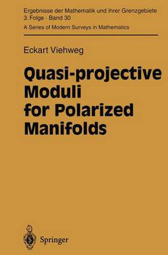 Cover image for Quasi-projective Moduli for Polarized Manifolds