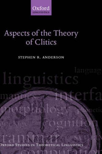 Cover image for Aspects of the Theory of Clitics