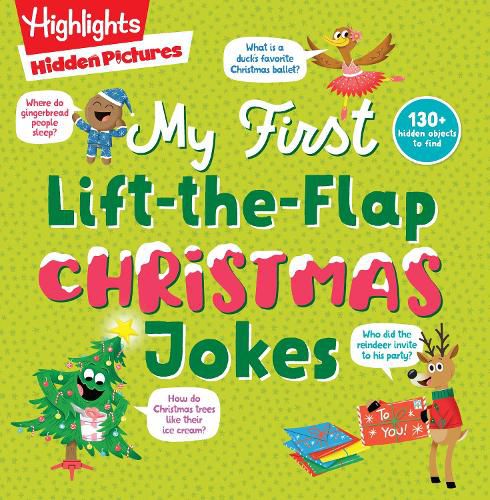 Cover image for Hidden Pictures My First Lift-the-Flap Christmas Jokes