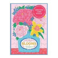 Cover image for Blooms of Love Greeting Card Puzzle