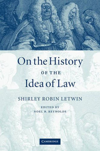 Cover image for On the History of the Idea of Law