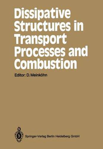 Cover image for Dissipative Structures in Transport Processes and Combustion: Interdisciplinary Seminar, Bielefeld, July 17-21, 1989
