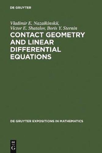 Cover image for Contact Geometry and Linear Differential Equations