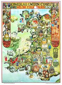 Cover image for Poster Chwedlau Gwerin Cymru / Welsh Folk Tales Poster