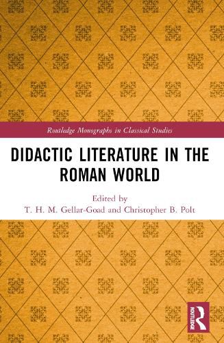 Cover image for Didactic Literature in the Roman World