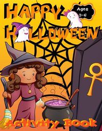 Cover image for Happy Halloween Activity Book for Kids