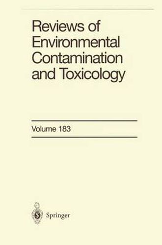 Cover image for Reviews of Environmental Contamination and Toxicology